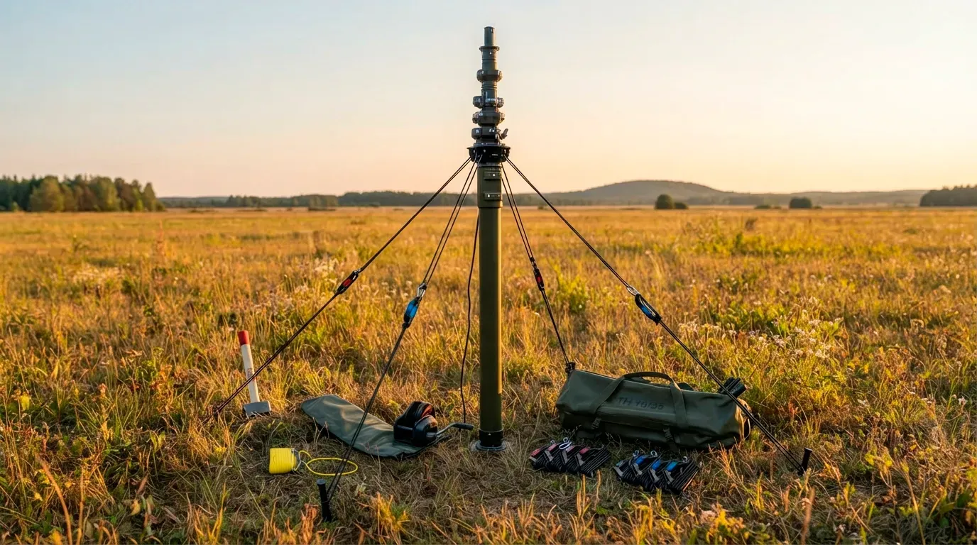 Telescopic antenna mast — photo 2